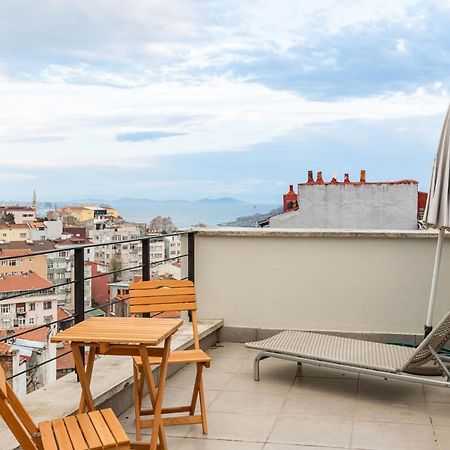Apartamento Mesmerizing Flat With Bosphorus View In Beyoglu Estambul Exterior foto